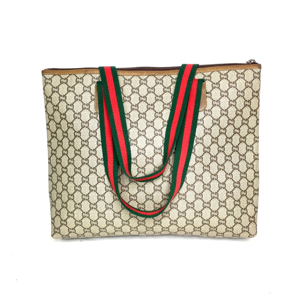 Authentic Gucci brown monogram tote bag.  Price is not negotiable - Picture 7 of 16